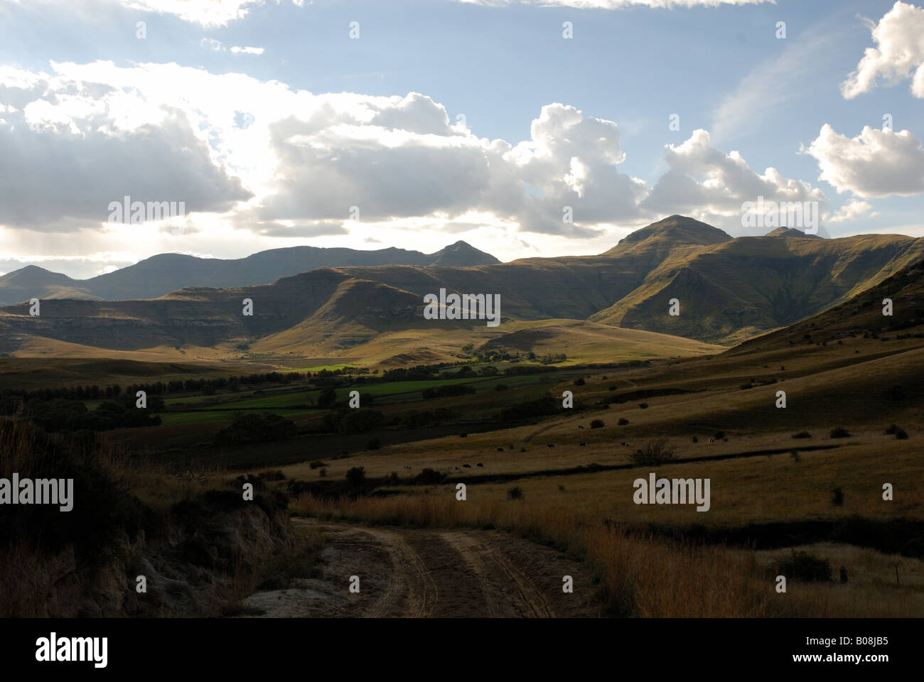 Der Maluti Berge, in der Nähe von Clarence, Südafrika. Foto: Eva-Lotta Jansson Stockfoto
