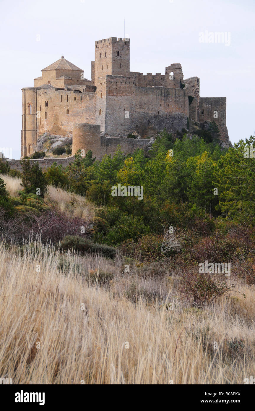 Loarre Burg, Provinz Huesca, Aragon, Spanien Stockfoto