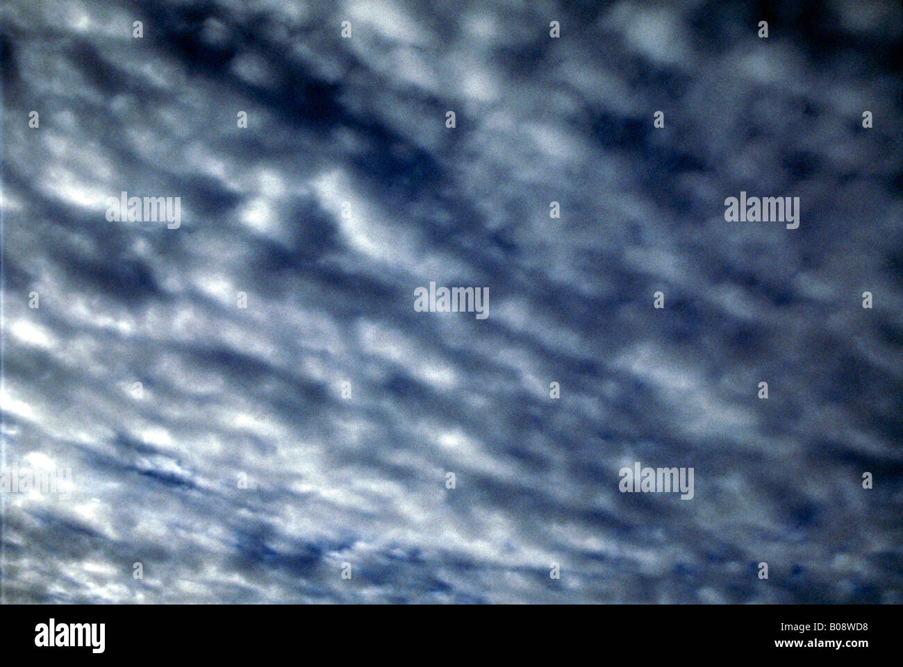 Mid-Level Wolken Altocumulus, Altostratus. Stockfoto