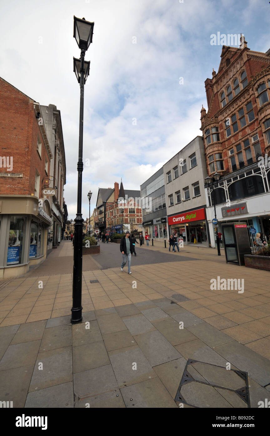 Lincoln Stadtzentrum Lincolnshire England Stockfoto