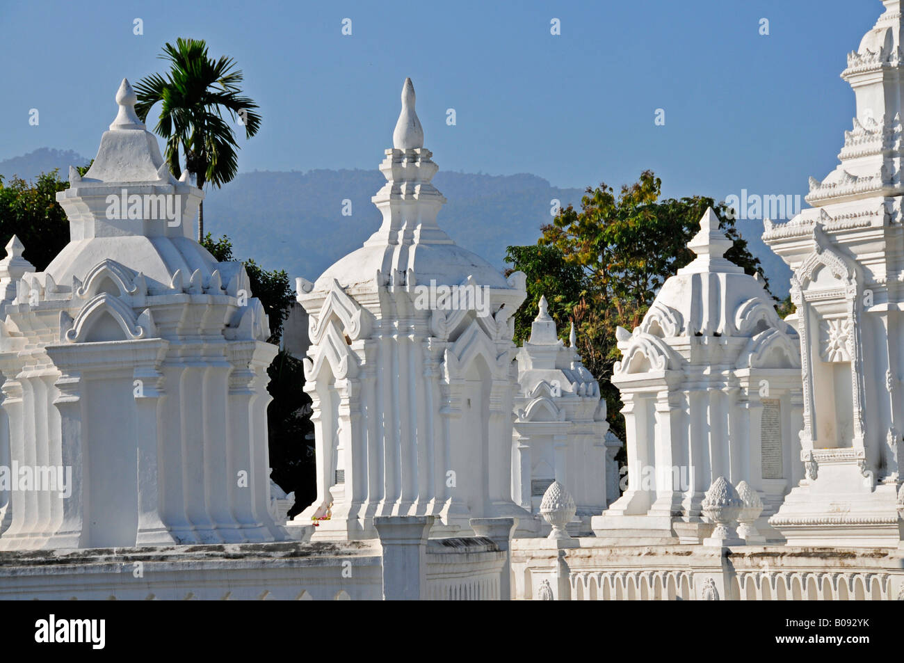 Friedhof, Wat Suan Dok, Chiang Mai, Thailand, Südostasien Stockfoto