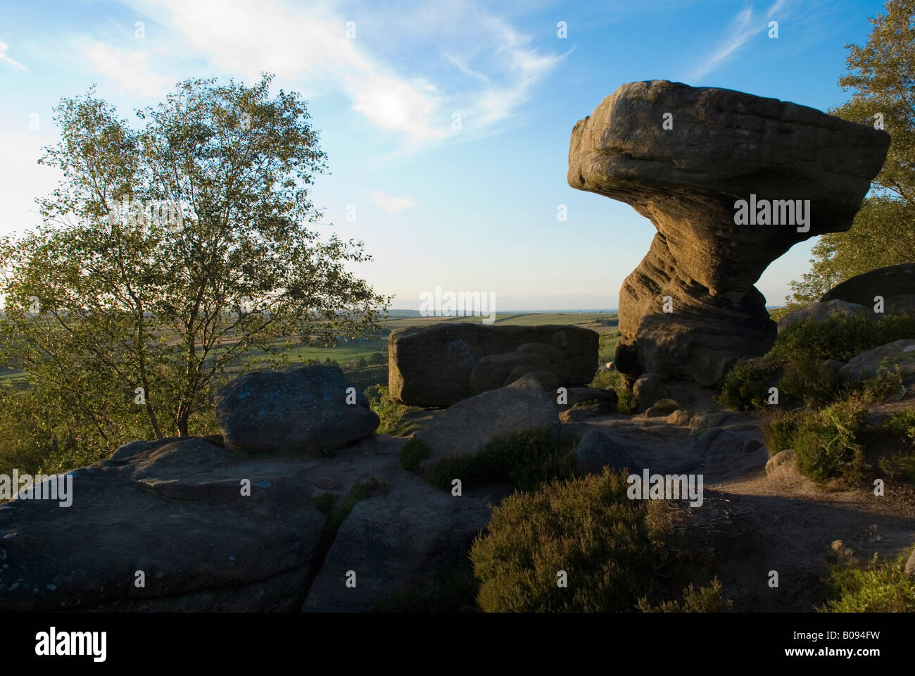 Brimham Rocks Stockfoto