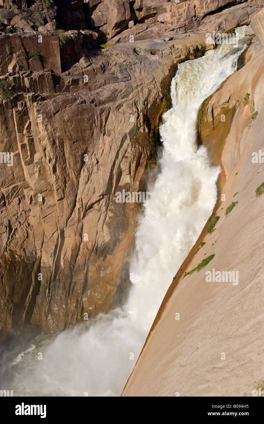 Augrabies Falls Sturz in eine Schlucht am Oranje River, Augrabies Falls National Park, Südafrika, Afrika Stockfoto