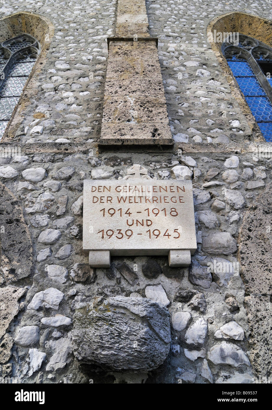 Denkmal für die gefallenen Soldaten der WWI und WWII, evangelische, St