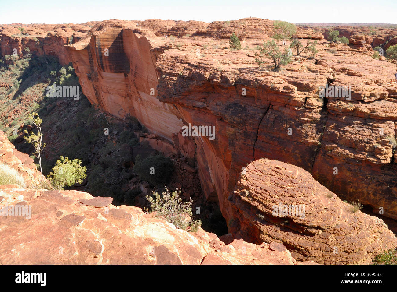 Ansicht, dass über Kings Canyon, Watarrka National Park, Northern Territory, Australien Stockfoto