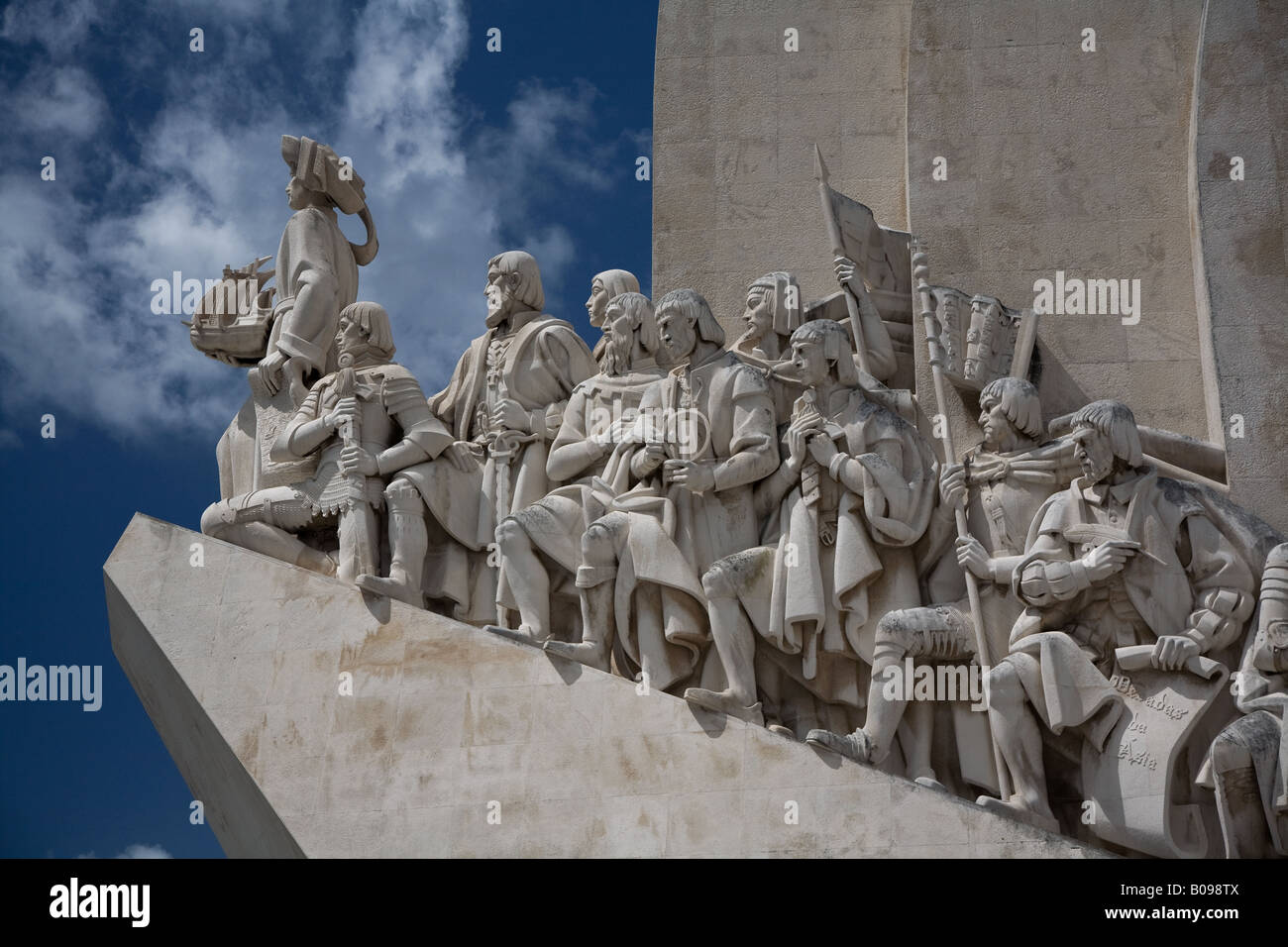 Denkmal der Entdeckungen, befindet sich in Belem Viertel von Lissabon, Portugal. Stockfoto