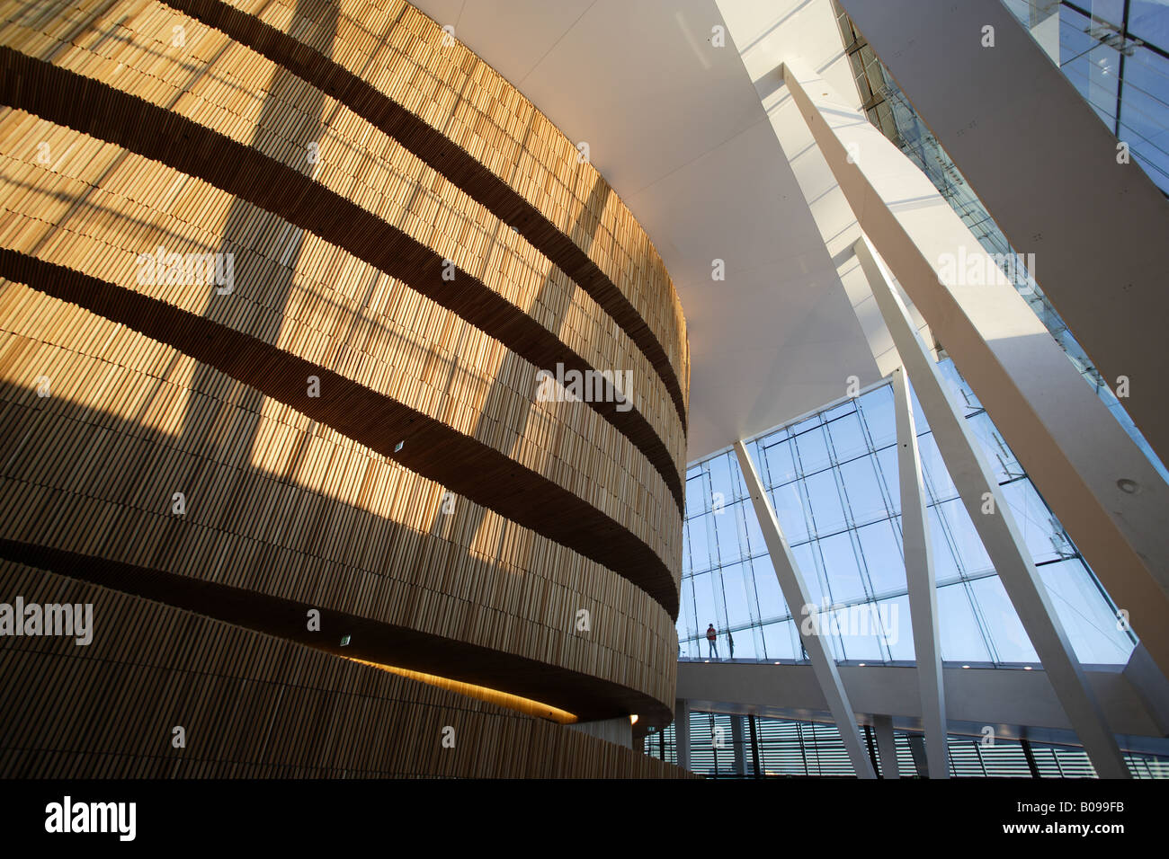 Lobby des Osloer Oper Stockfoto