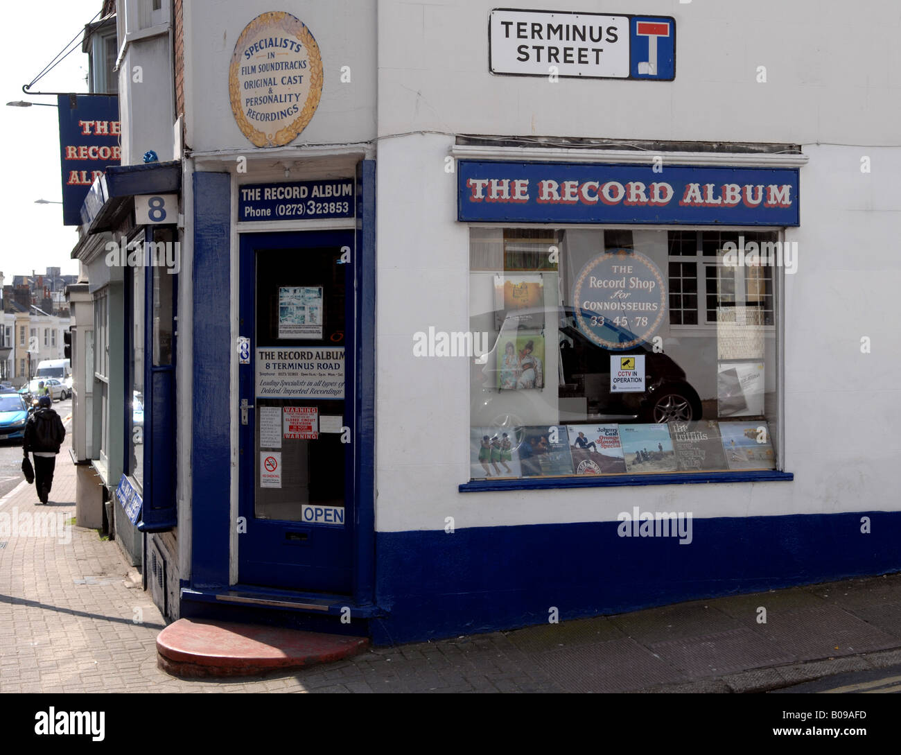 Die Record Album Shop in der Nähe von Brighton-UK Stockfoto
