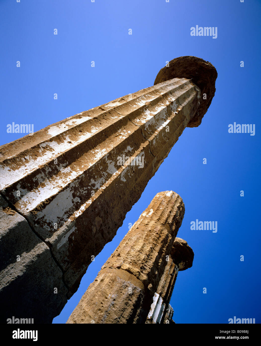 Tempel von Ercole oder Herkules, Tal der Tempel Agrigento Sizilien Italien EU. Stockfoto