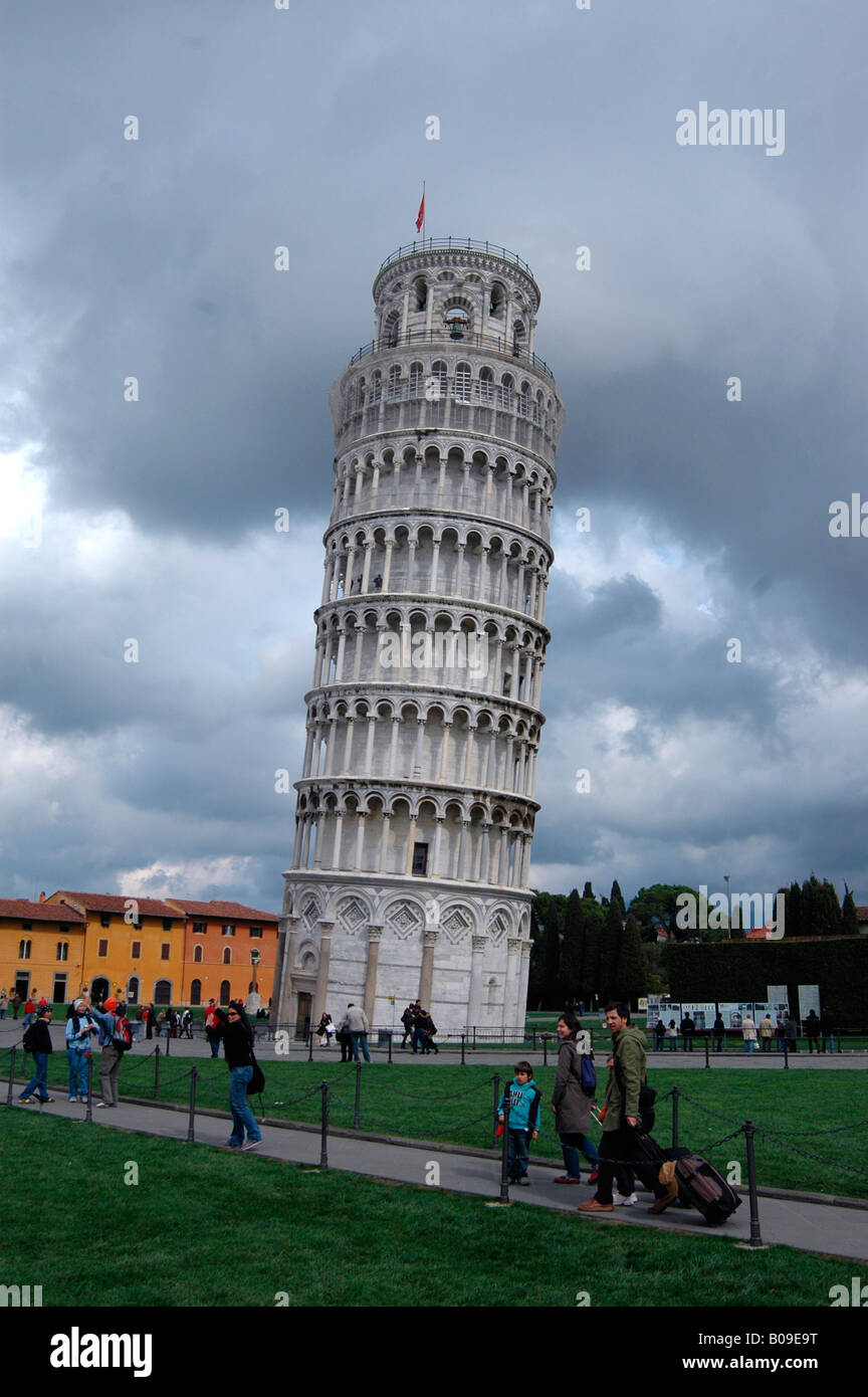 Turm von Pisa Italien Stockfoto