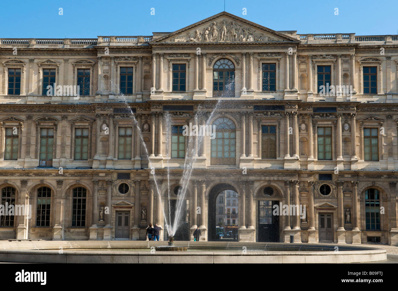 Die Louvre-Paris-Pavillion Stockfoto