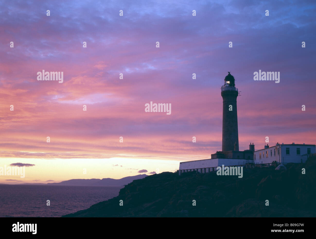 Ardnamurchan Leuchtturm westlichsten Punkt im Vereinigten Königreich Ardnamurchan Schottland Stockfoto