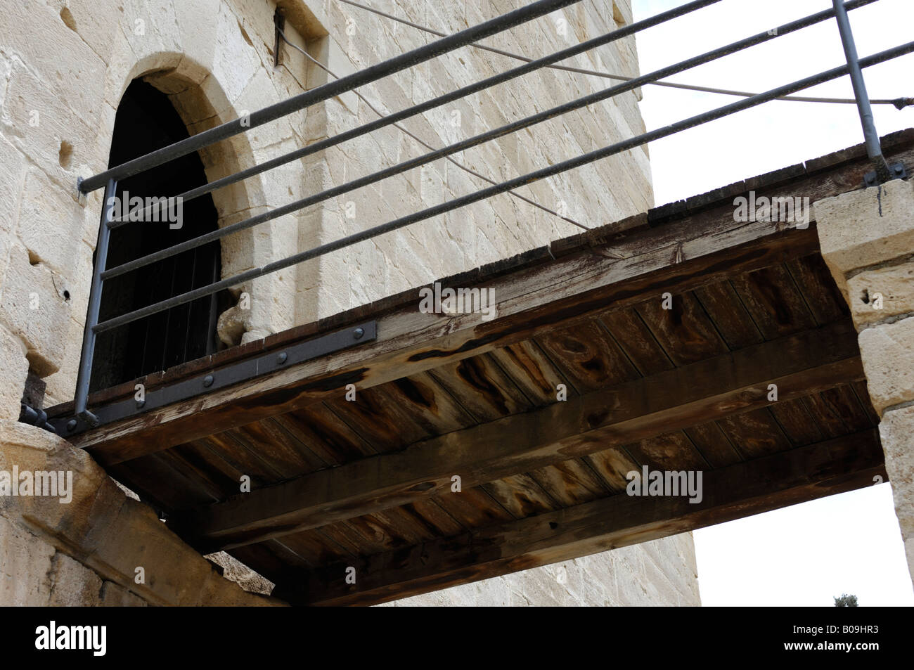 Zugbrücke Stockfoto