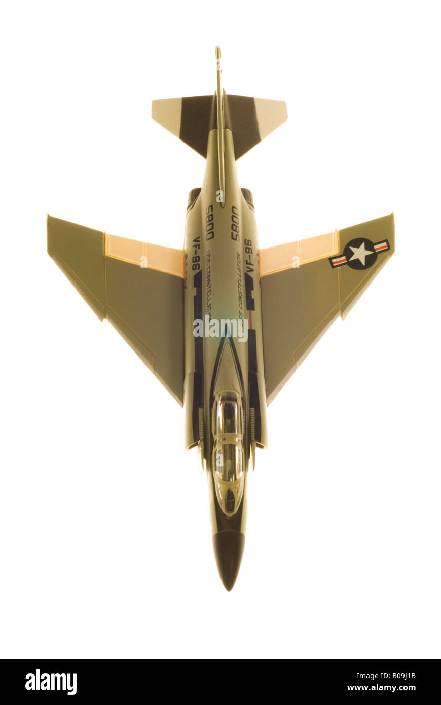 Modell von einem phantom Kampfjet F-4-J Stockfoto
