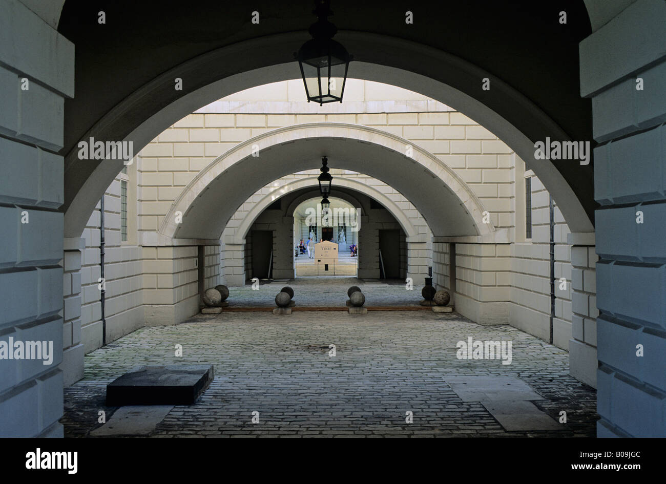 Unterkirche von Old Royal Naval College in Greenwich, London, England, UK Stockfoto