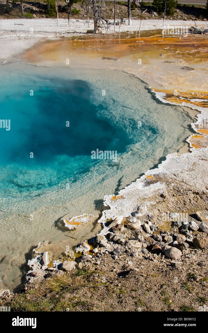 Thermalbecken, YellowstoneNationalpark Stockfotografie Alamy