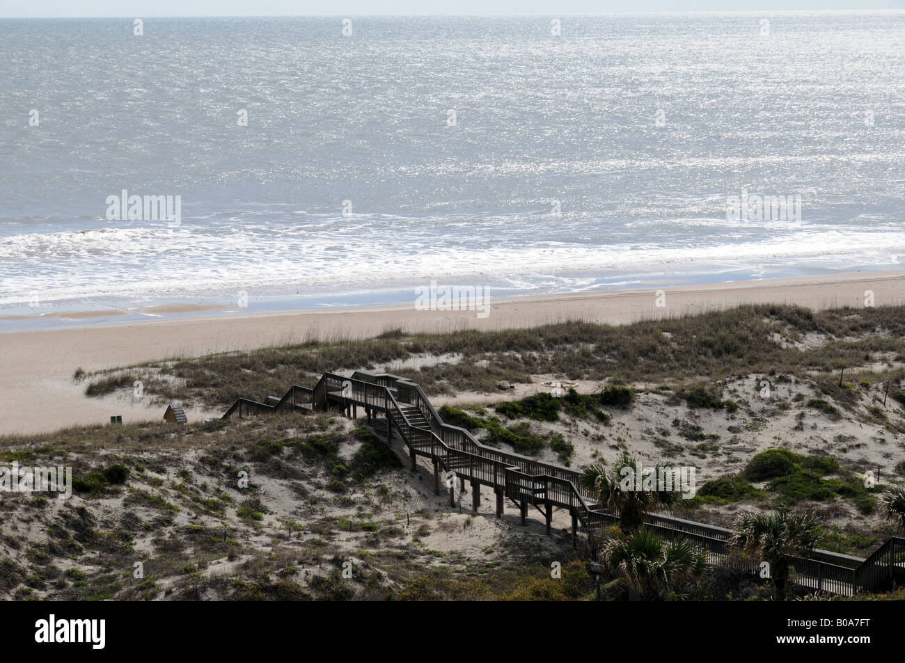 Ruhigen Strand von Amelia Island Florida USA Stockfoto