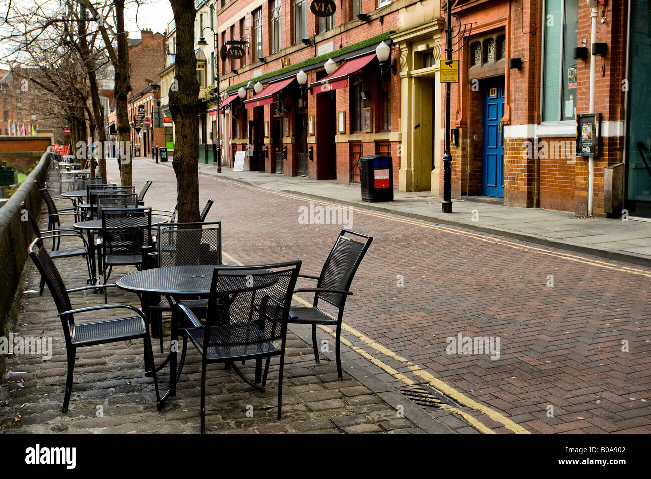 Canal Street, Gay Village, Manchester Stockfoto