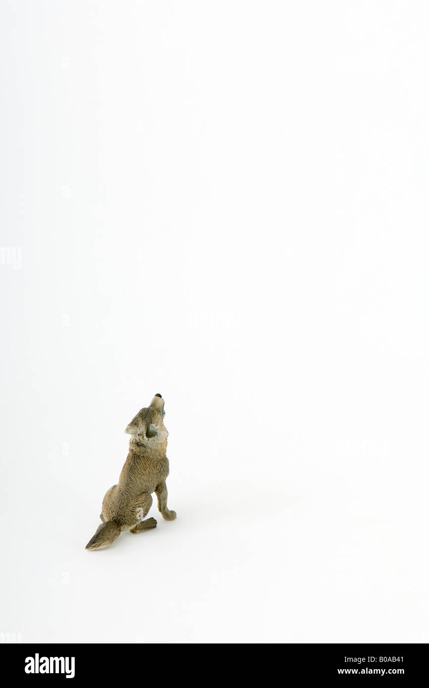 Wolf Figur Stockfoto