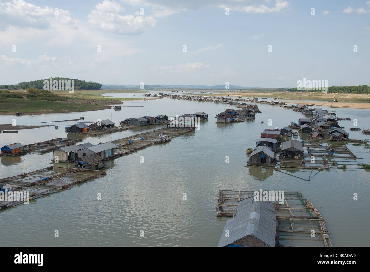 La Nga Fluss Vietnam Stockfoto