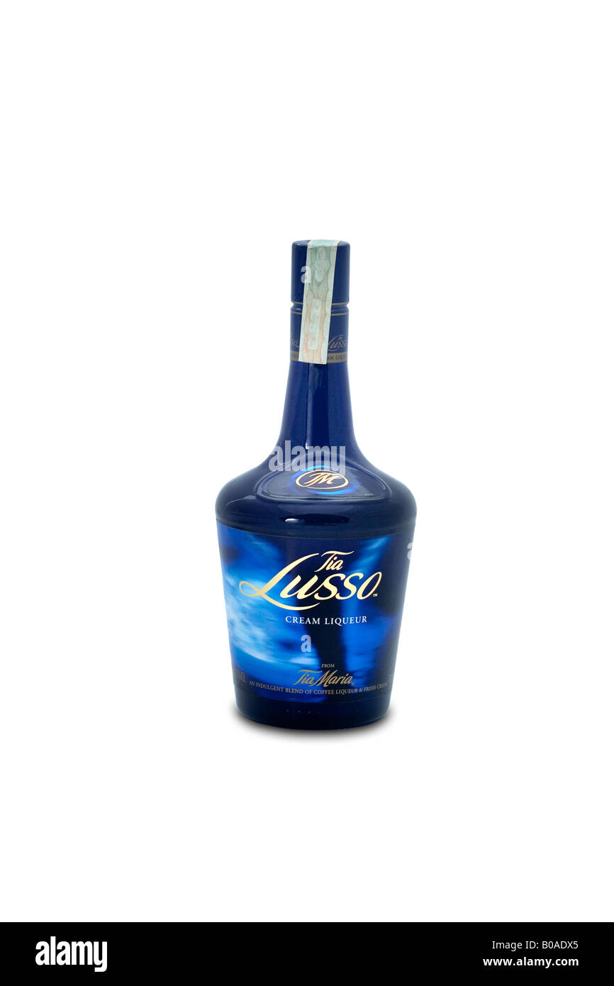 TIA Maria Lusso Sahnelikör Kaffee mischen Stockfoto