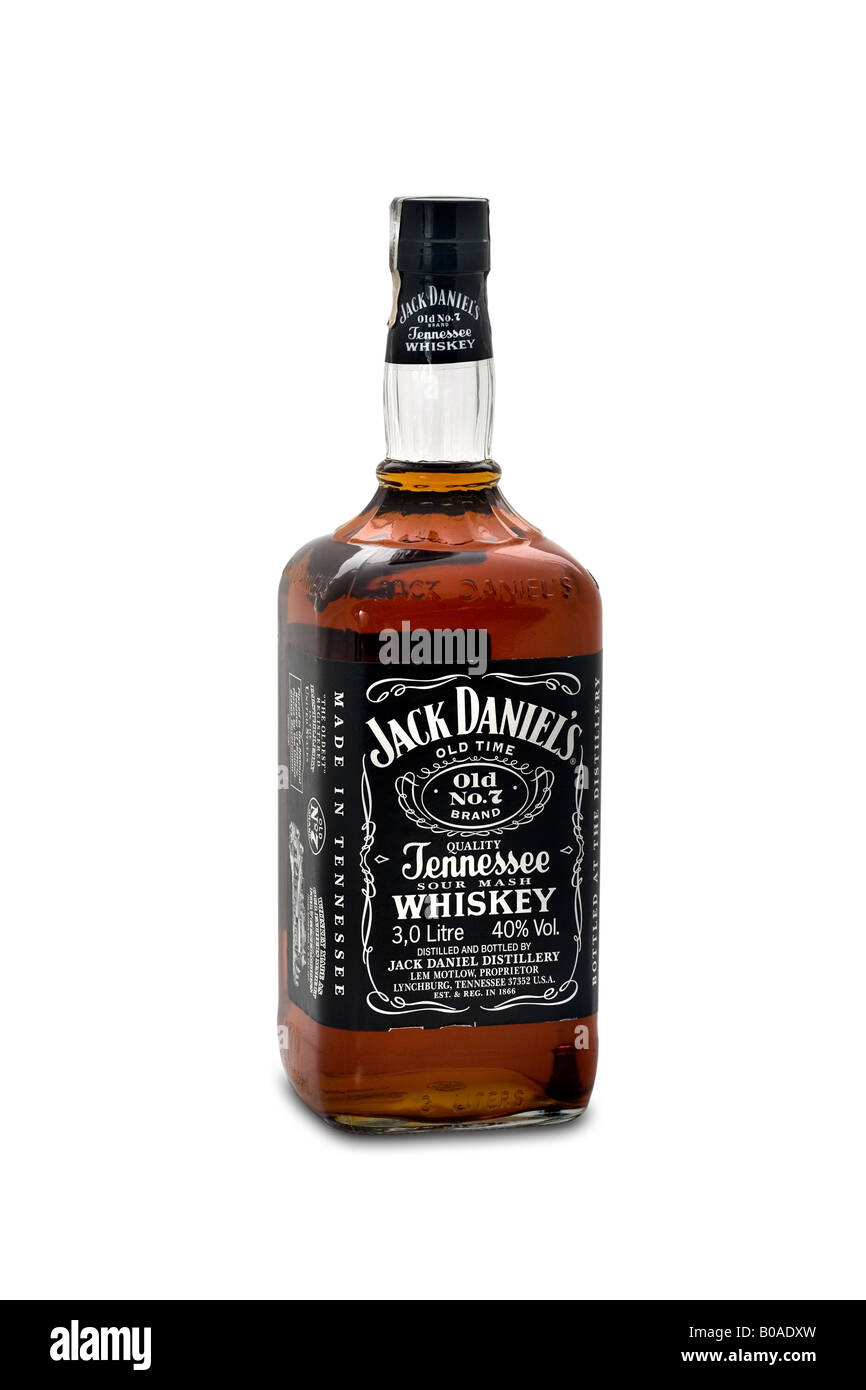 Jack Daniels alten Zeit Whisky Whisky amerikanischer tennnessee Stockfoto