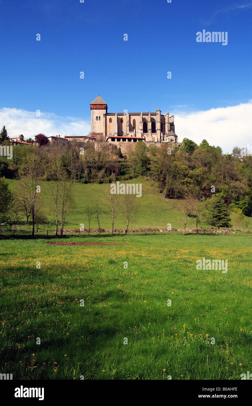 Europa Frankreich haute Garonne saint-Bertrand de Comminges die Kathedrale Stockfoto