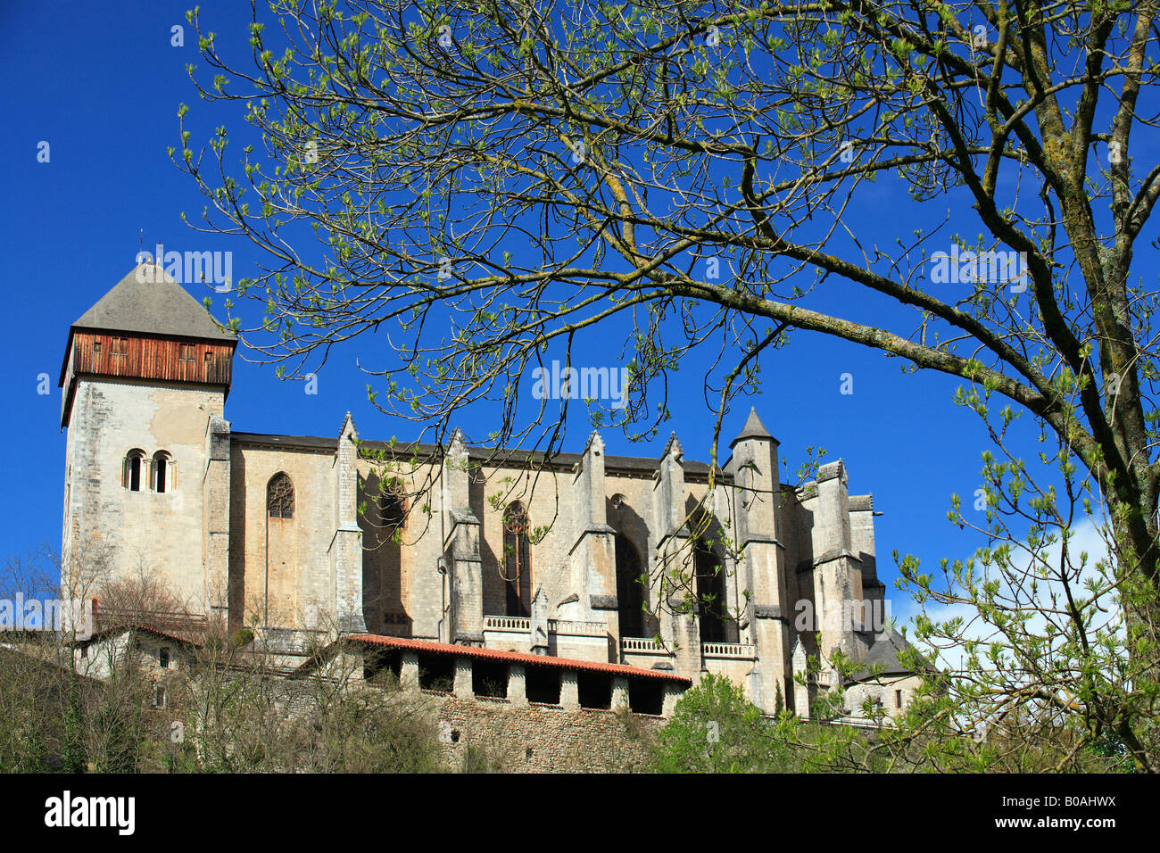 Europa Frankreich haute Garonne saint-Bertrand de Comminges die Kathedrale Stockfoto