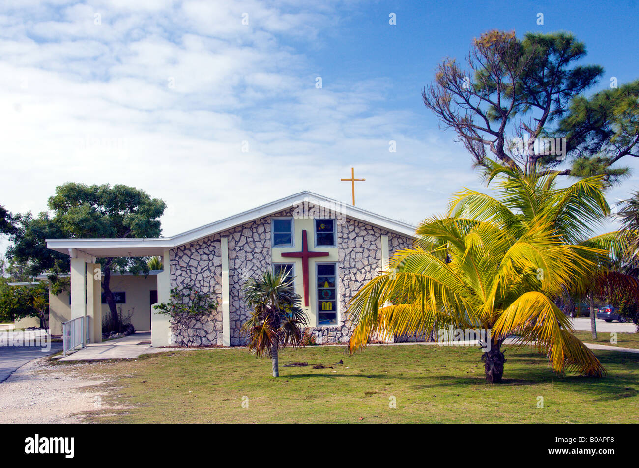 Big Pine Vereinigte Methodistische Kirche Florida USA Stockfoto