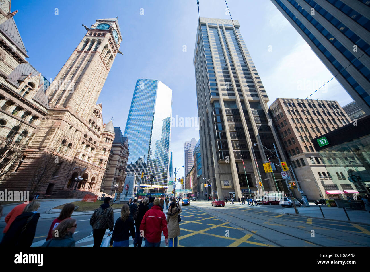 Straßen von Toronto Kanada Ontario Stockfoto