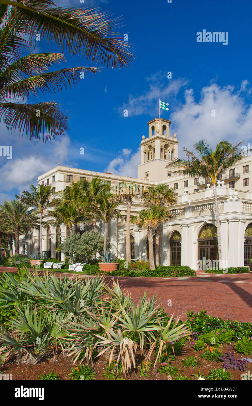 Das Breakers Hotel Exterieur in Palm Beach Florida USA Stockfoto
