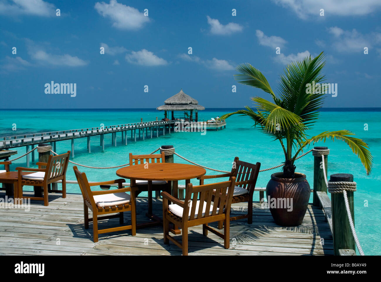 Bar Restaurantbereich Blue Lagoon Resort Kuramathi Island