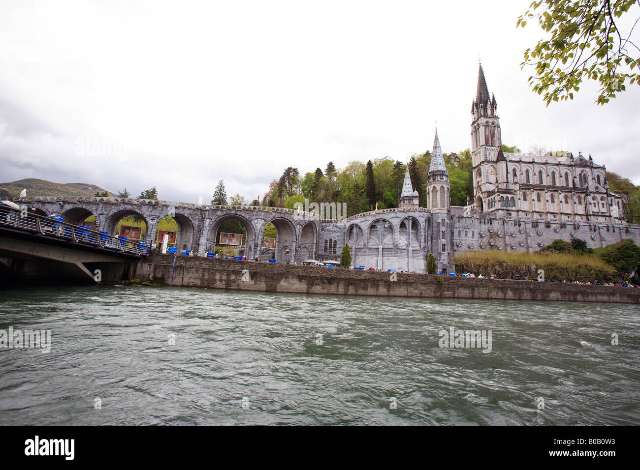 Europa Süd-West Frankreich haute Pyrénées das Heiligtum unserer lieben Frau von lourdes Stockfoto