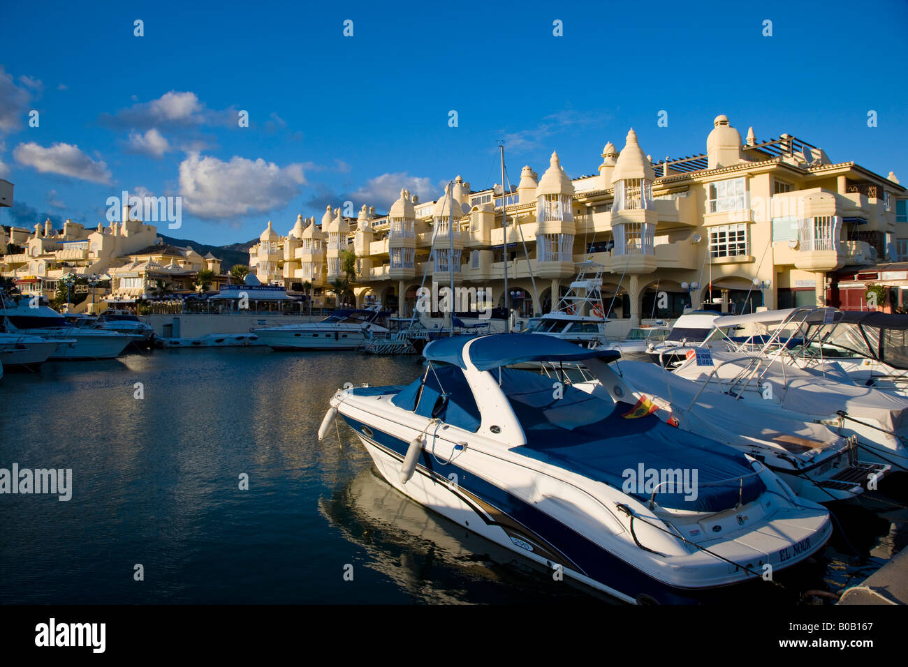 Die Marina Benalmadena Costa del Sol in der Nähe von Malaga Spanien Stockfoto