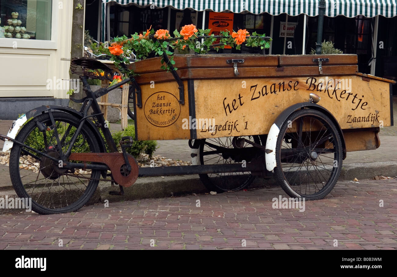 Traditionelle Träger-Dreirad Stockfoto
