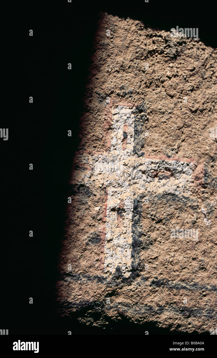 Bild eines Kreuzes in St. Catherines Kloster, Sinai-Halbinsel, Ägypten Stockfoto