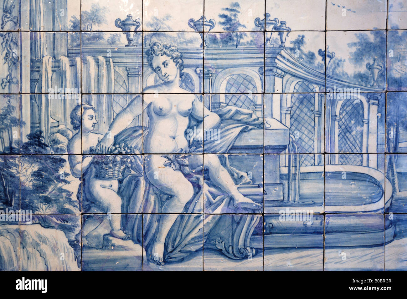 Lissabon Portugal Museu Nacional do Azulejo National Museum von Fliesen Stockfoto