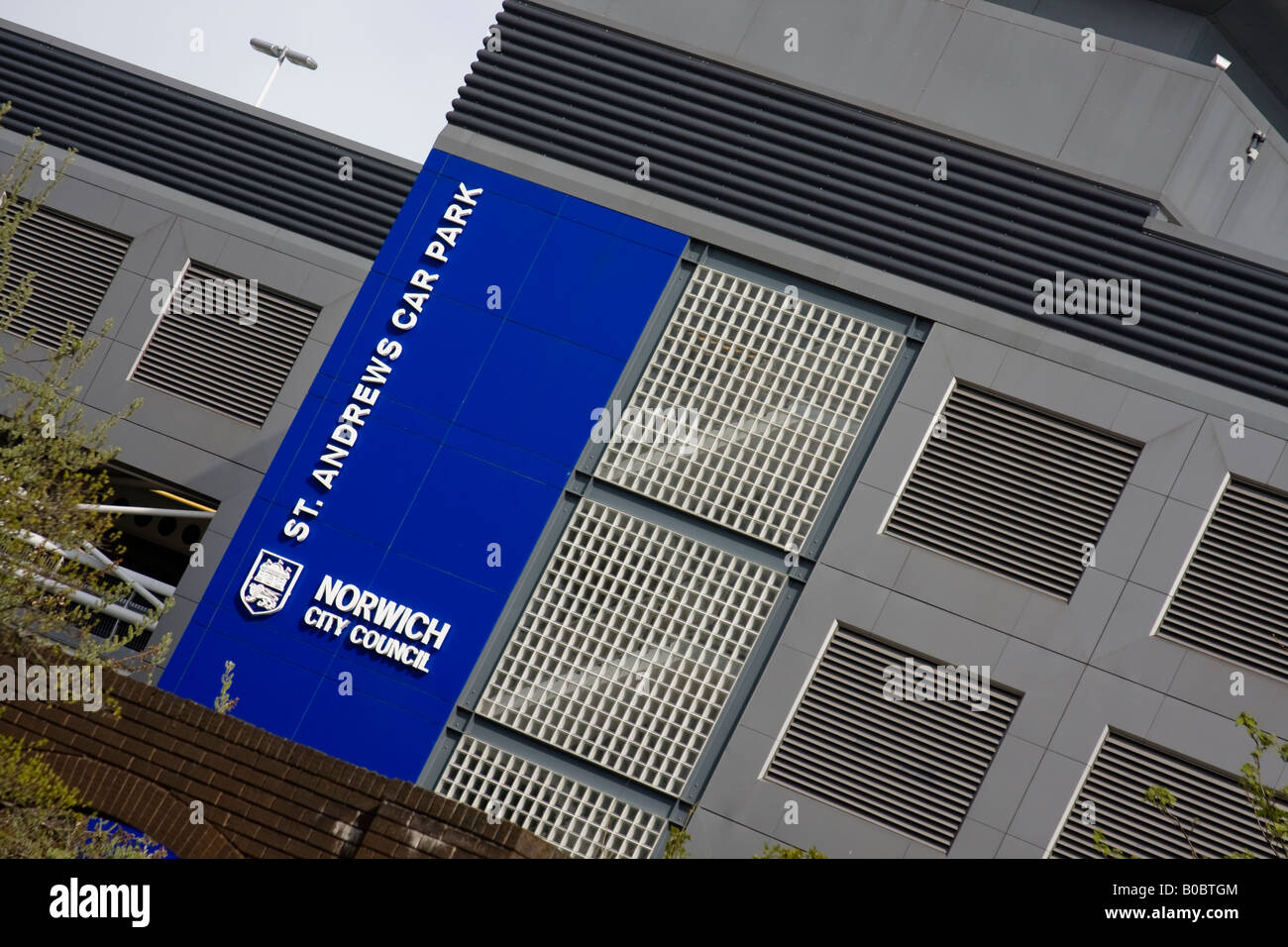 St Andrews Car Park - Norwich Stockfoto