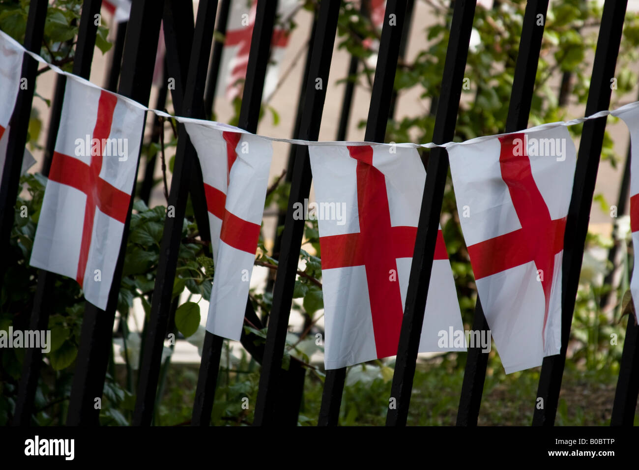 St Georges Flag - Norwich Stockfoto