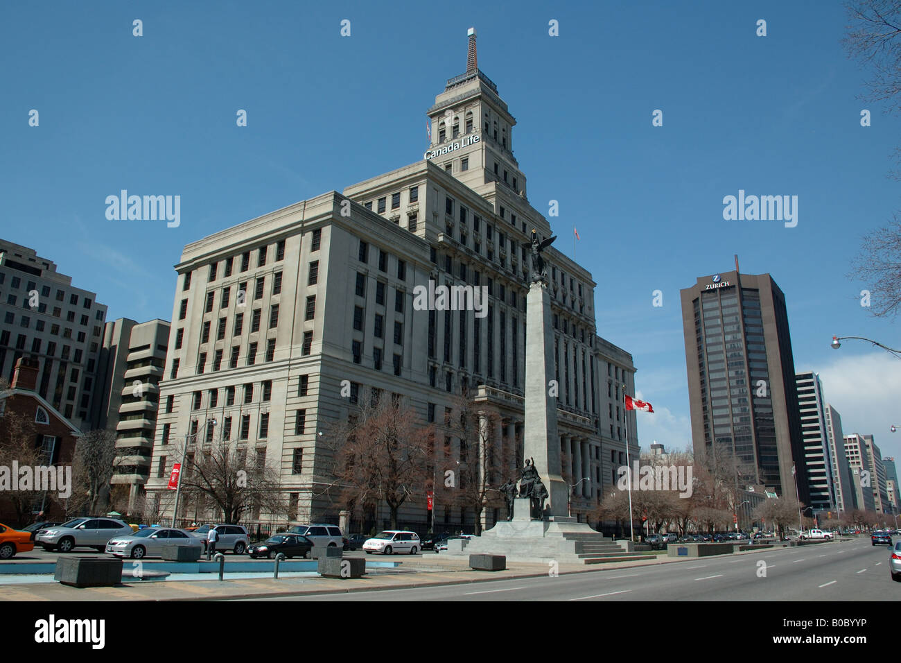 Das Canada Life Building, 330 University Avenue, Toronto, Ontario, Kanada Stockfoto