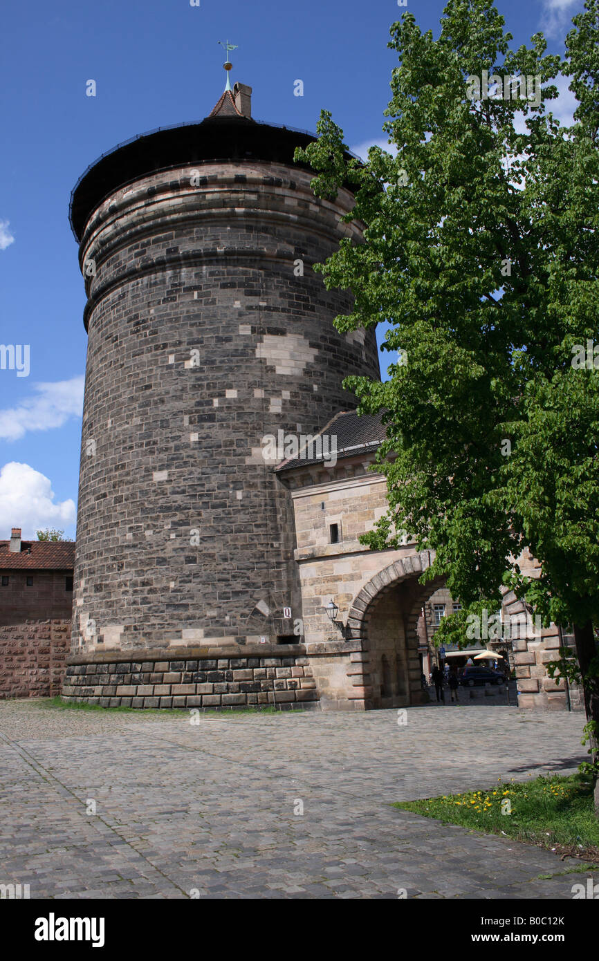 Plärrer in der Stadt Nürnberg, Bayern, Deutschland, Europa. Foto: Willy Matheisl Stockfoto