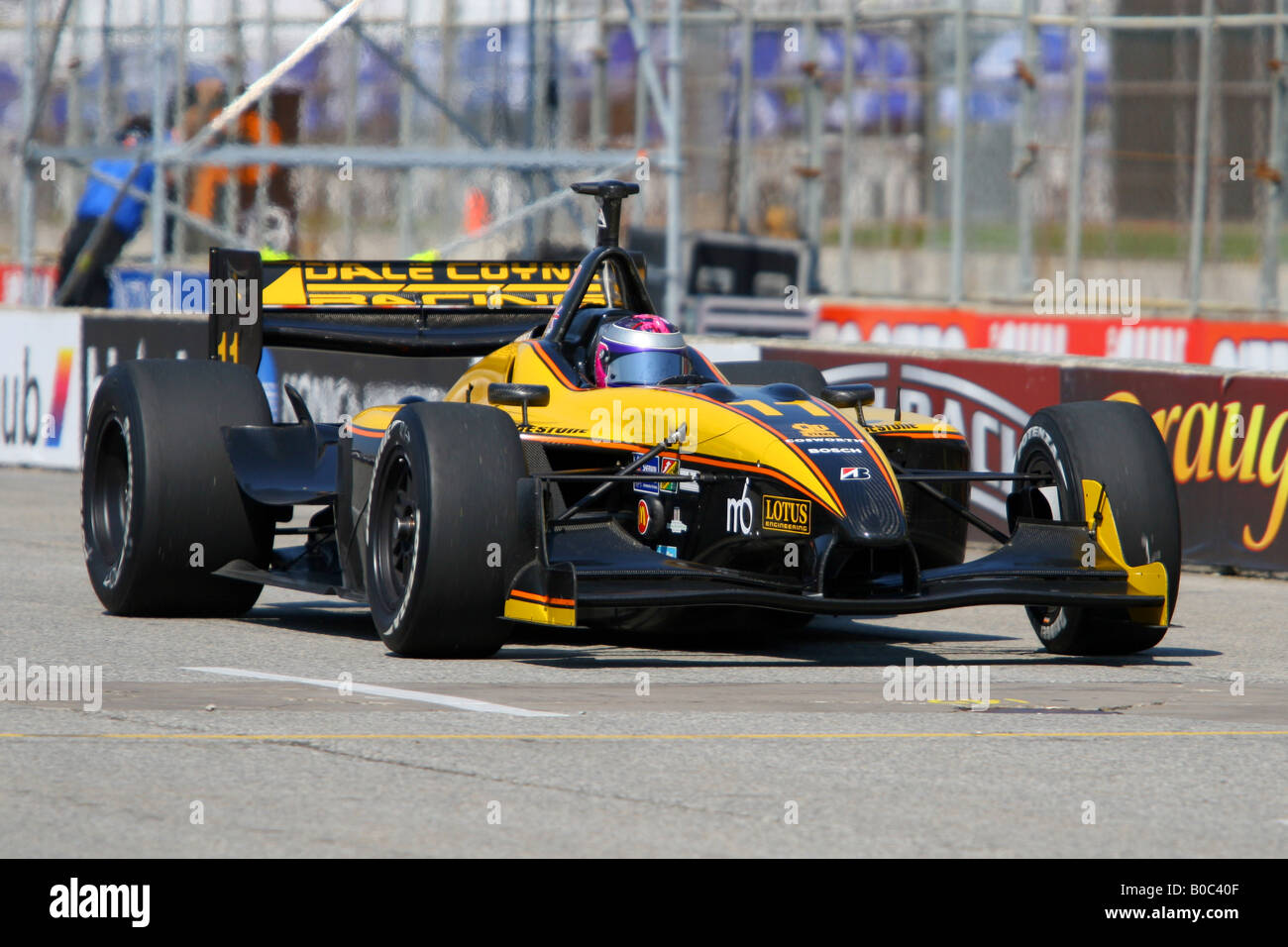 Rennfahrer beim Grand Prix von Toronto, Molson Indy in Toronto, Ontario. 2007 Stockfoto