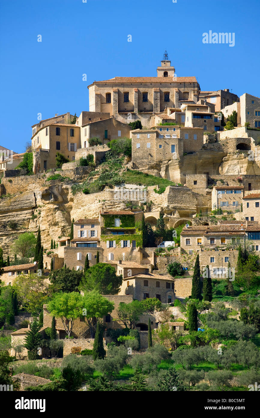 Das Dorf von Gordes in der Provence Stockfoto