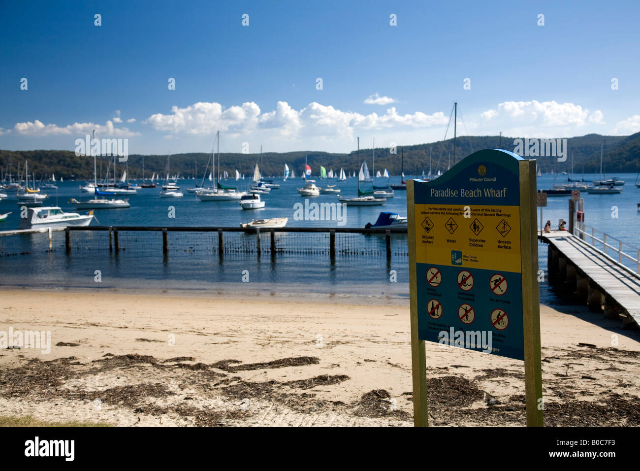 Paradise Beach, Sydney, Australien Stockfoto