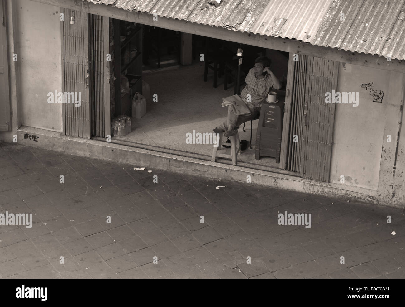 Bangkok Menschen, Leben und sterben in Bangkok, Klong Toei Hausbesetzer Stockfoto