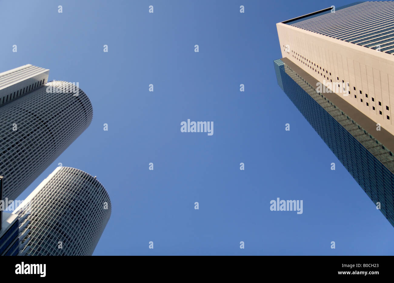 Twin Towers JR-Bahnhof und neue Toyota Hauptquartier in Nagoya, Japan. Stockfoto