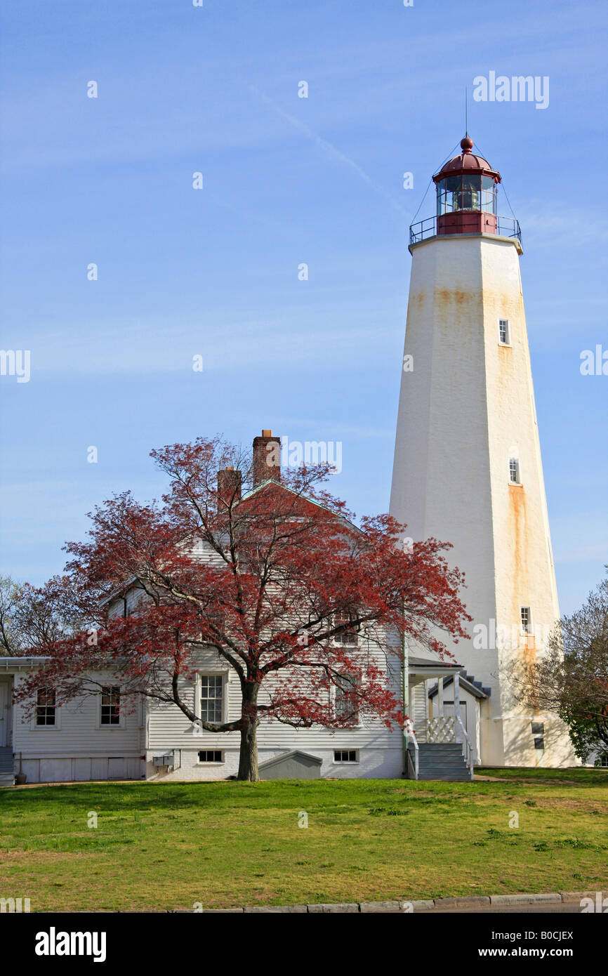 Sandy Hook Lighthouse New Jersey USA Stockfoto