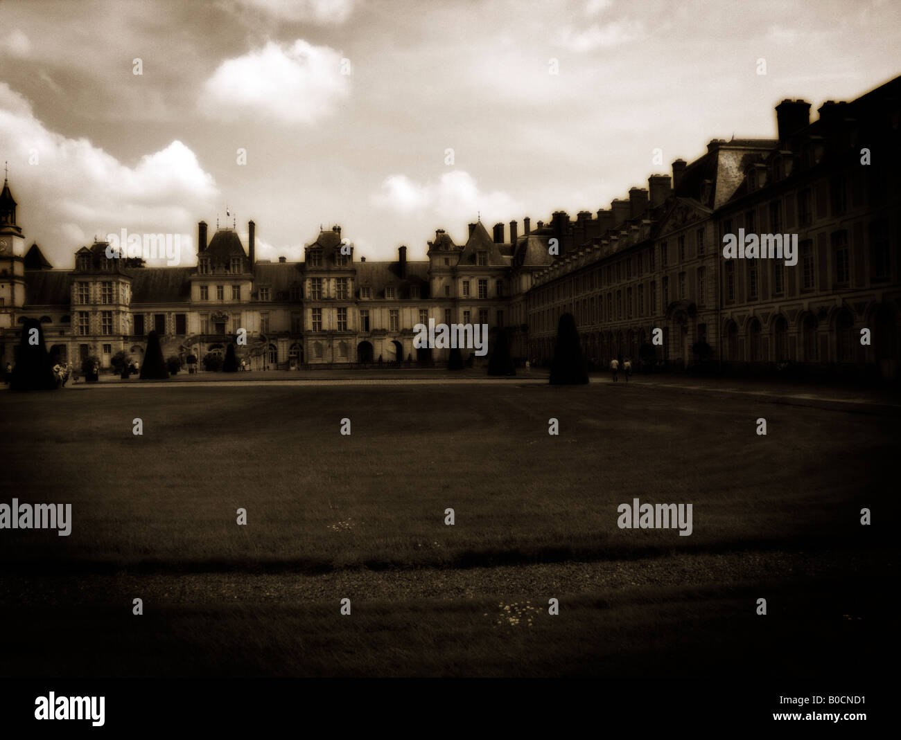 Das Schloss von Fontainebleau. Seine et Marne Departement. Frankreich