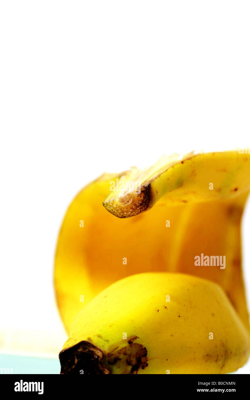 Banane halbieren | Halbierte Banane Stockfoto