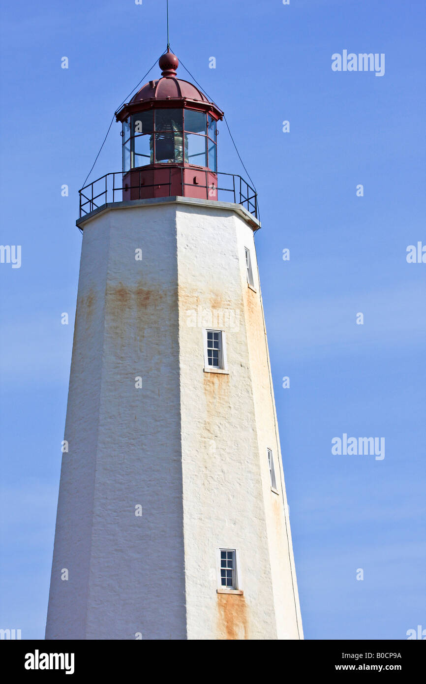 Sandy Hook Lighthouse Sandy Hook New Jersey USA Stockfoto